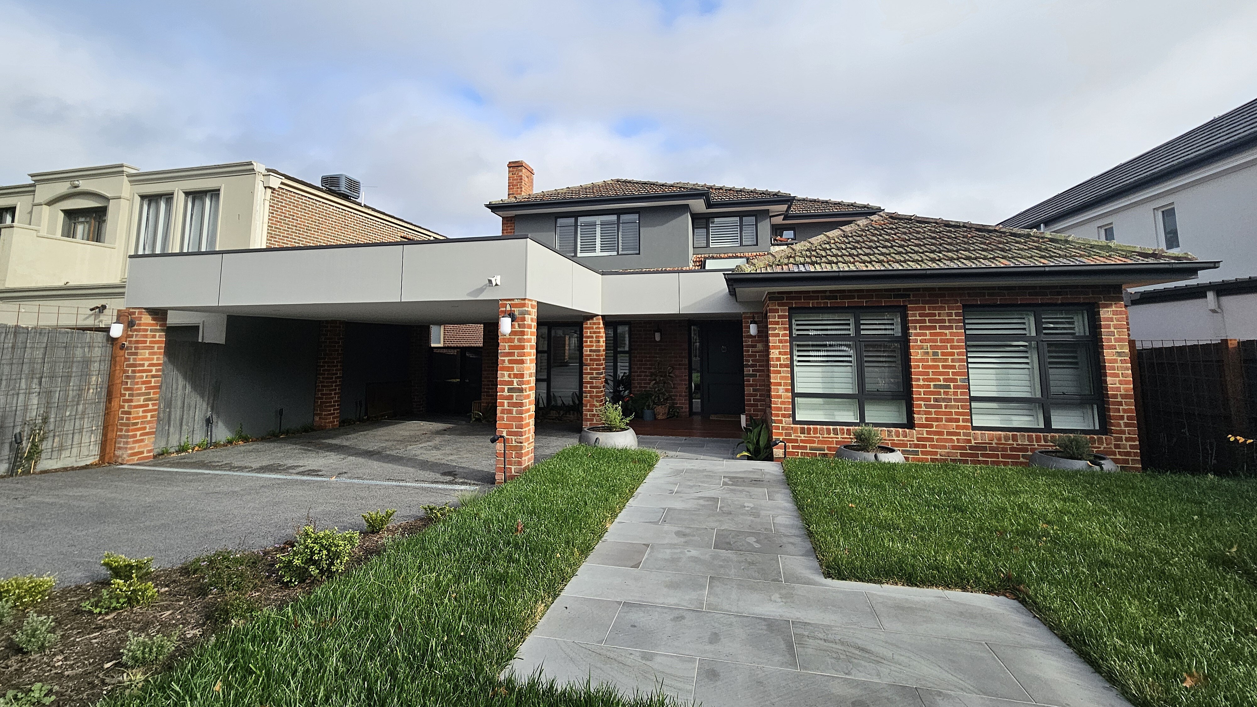 Modern two storey home extension