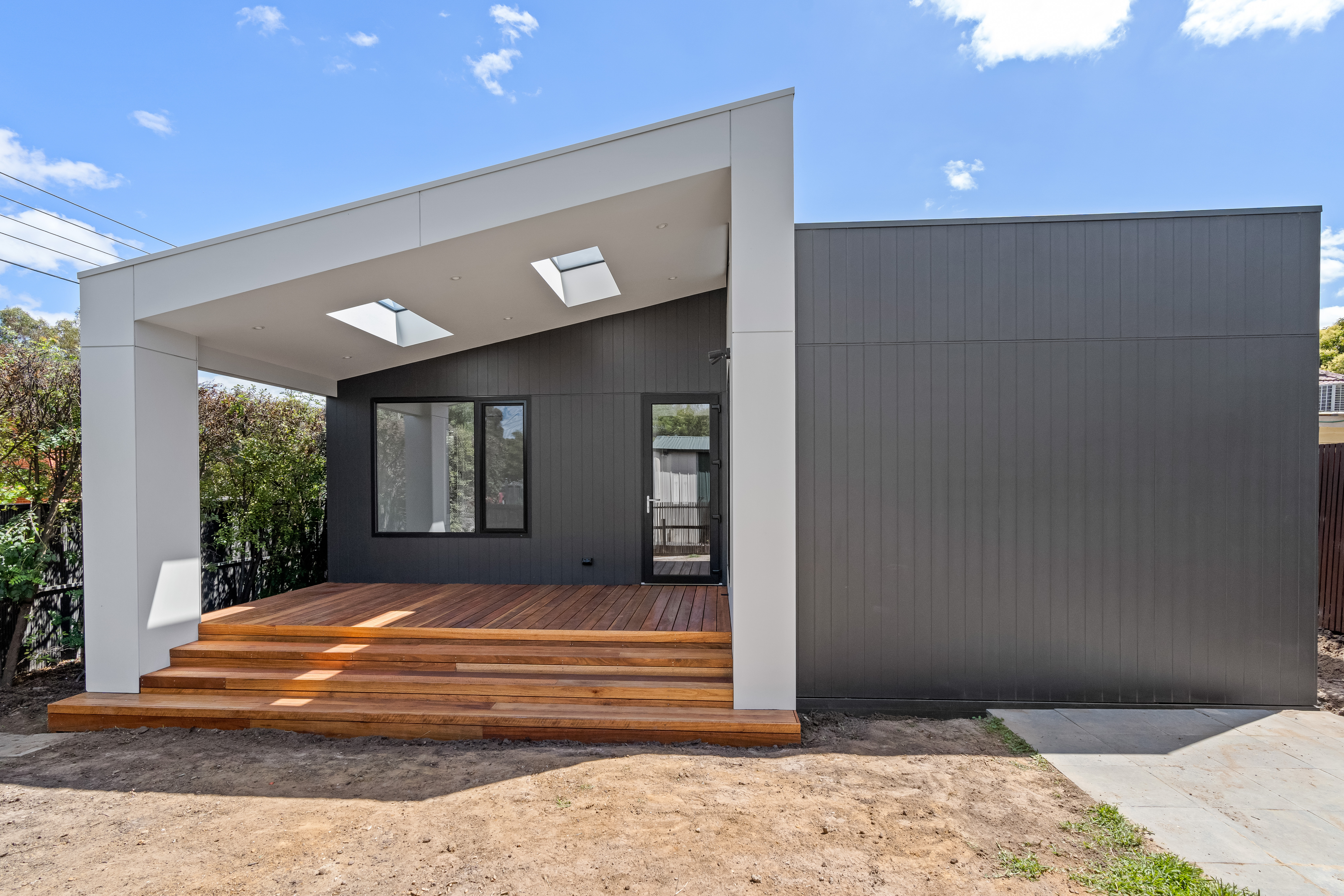 Matrix and Axon cladding with Vivid Skylights