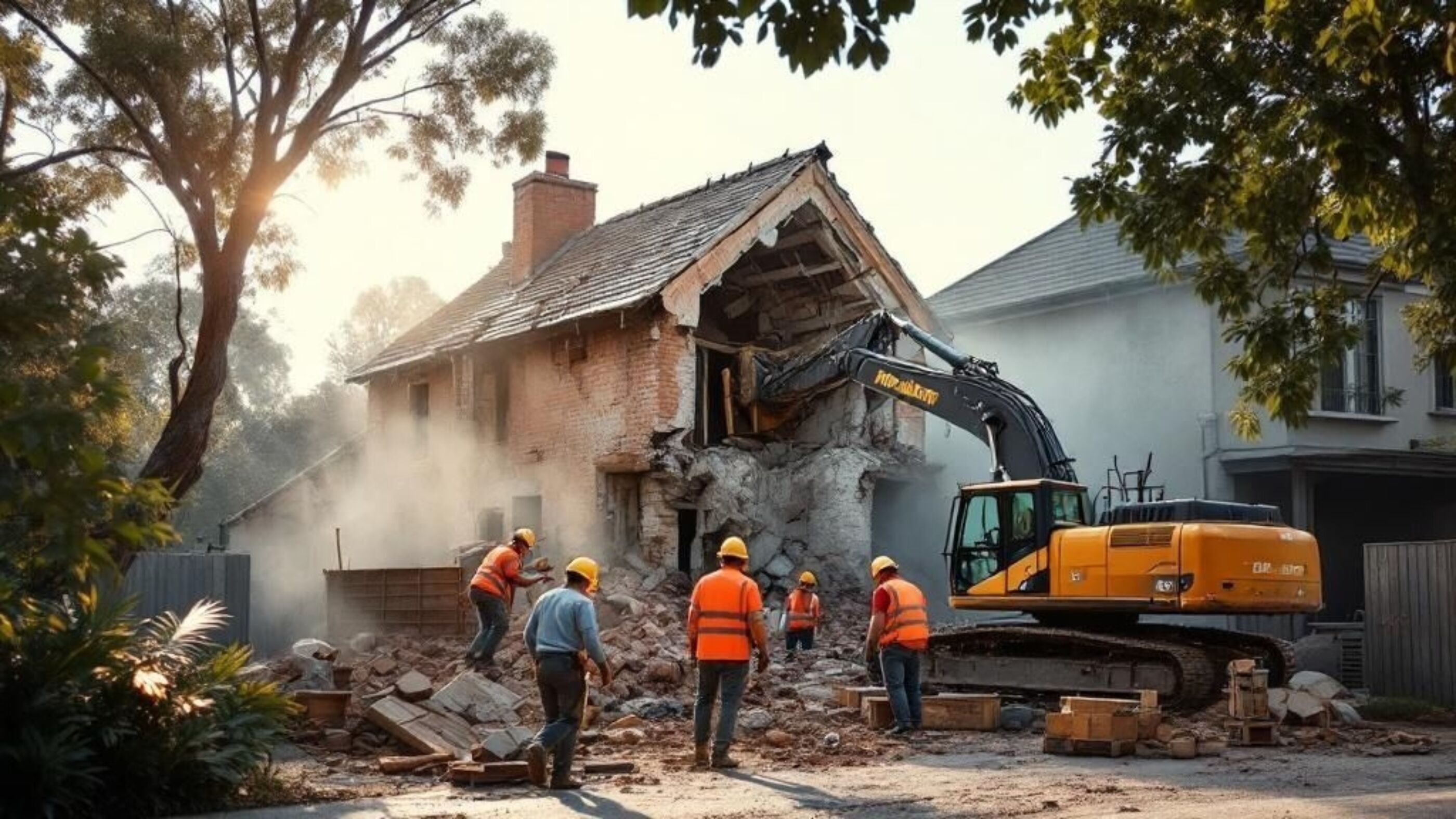 Demolition of house