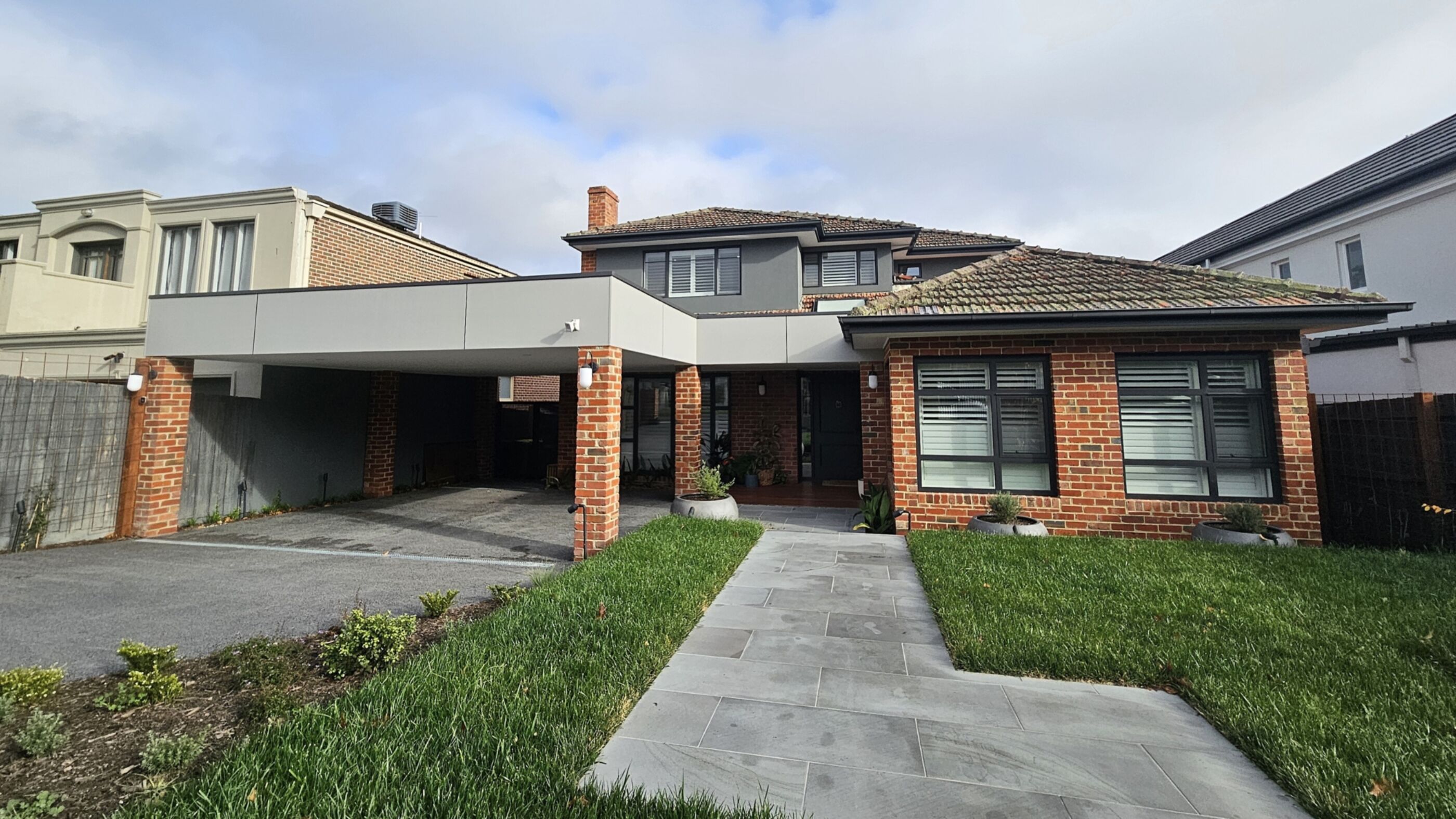Modern two storey home extension
