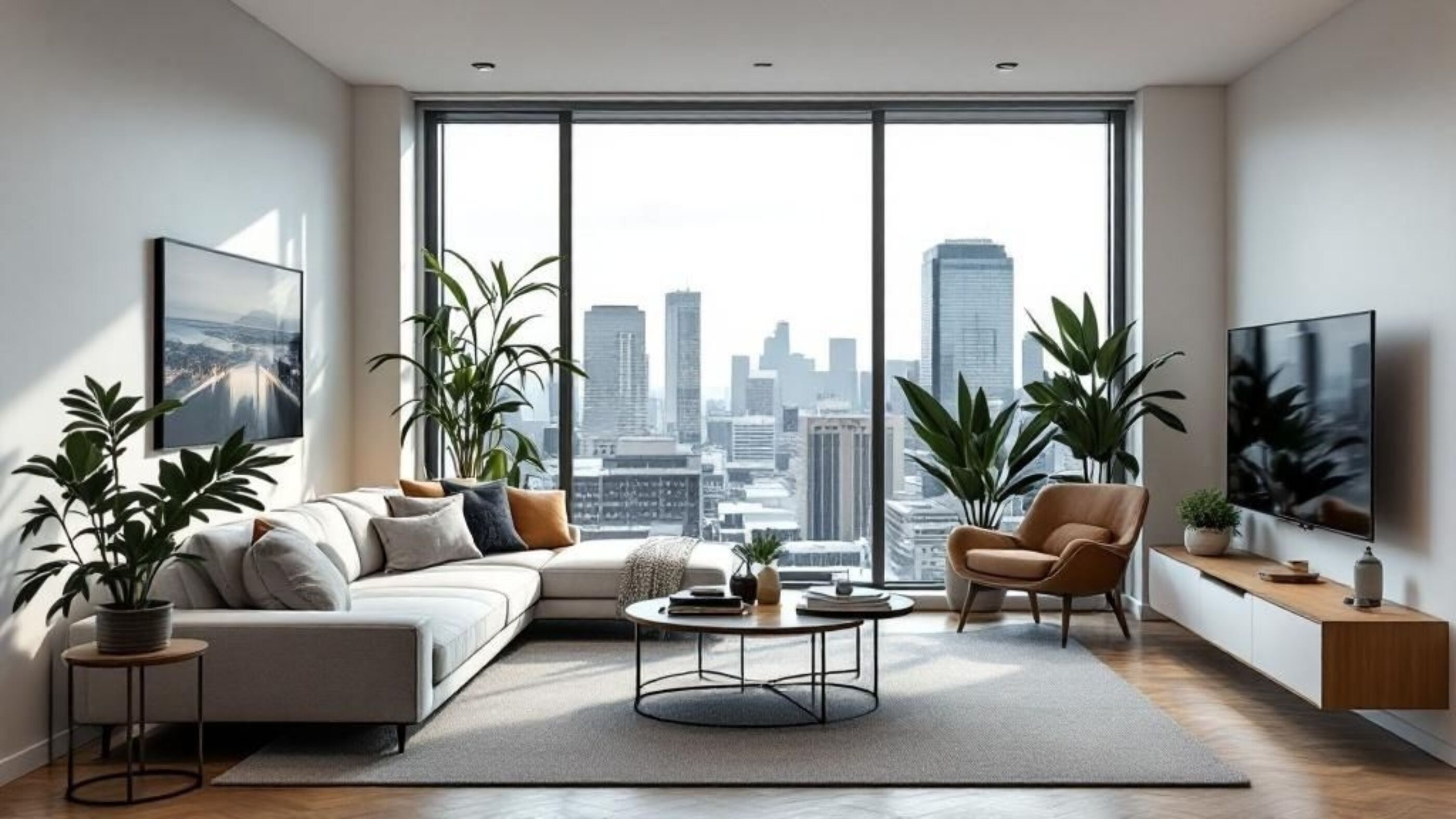Apartment lounge area