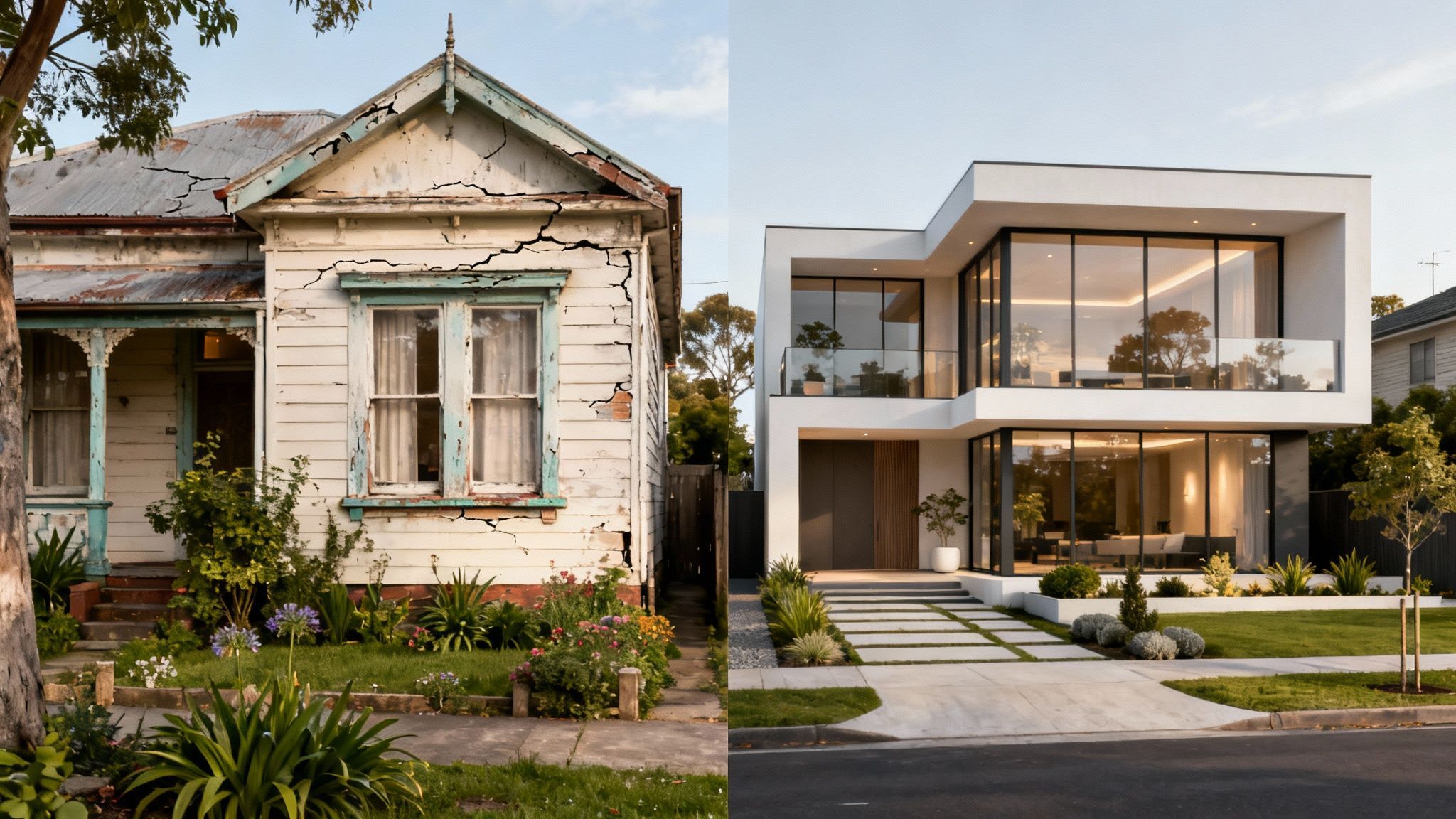 Knock down rebuild home