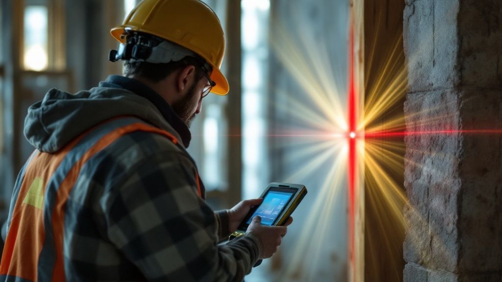 Laser checking