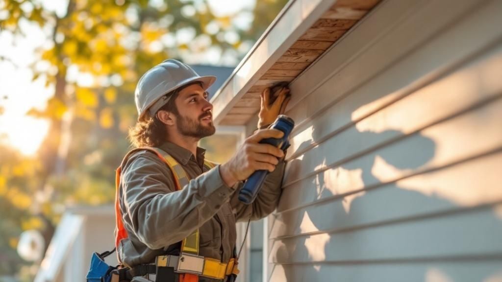 Tradesman working